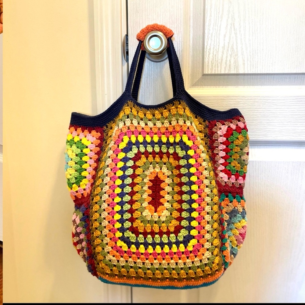 New / Crochet Granny Square Big bag